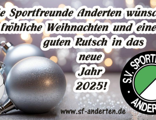 Frohe Weihnachten und einen guten Rutsch ins neue Jahr!