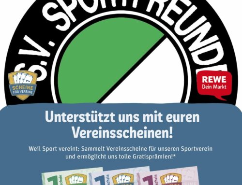 „REWE Scheine für Vereine 2025“ – Scheine sammeln für die Sportfreunde!