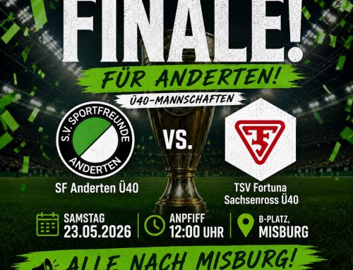Ü40-Kreispokalfinale am Pfingstsamstag in Misburg